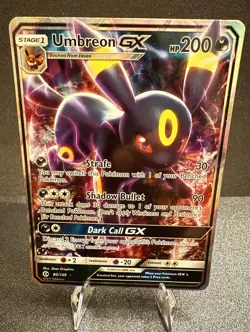 Pokemon - Umbreon GX, #80/149, Sun & Moon Base Set: Ultra Rare Holo (NM) - Image 3