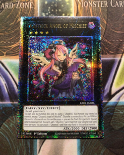 * GHOSTRICK ANGEL OF MISCHIEF * QUARTER CENTURY SECRET RARE RA01-EN036 YUGIOH! - Image 1