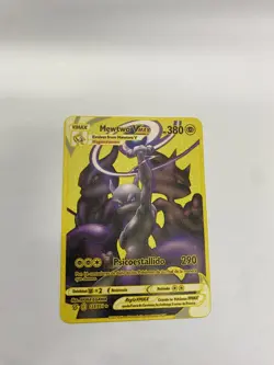 Mewtwo Vmax Gold Metal Pokemon Card-Collectible Gift Display！Christmas HOT - Image 4