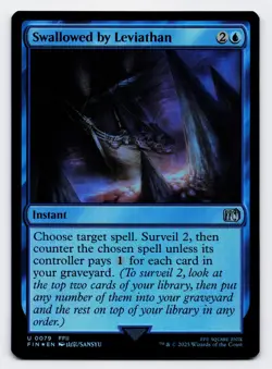 Swallowed by Leviathan [0079] FIN Uncommon Foil [MTG Card English] - Image 1