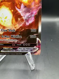 Pokemon Charizard VMAX Gigantamax Card Claw Slash G-Max Wildfire SWSH 261 - Image 5