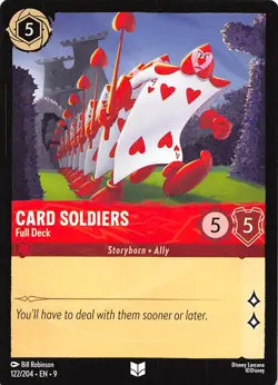 Card Soldiers Full Deck 122/204 Fabled Disney Lorcana 019775 - Image 1