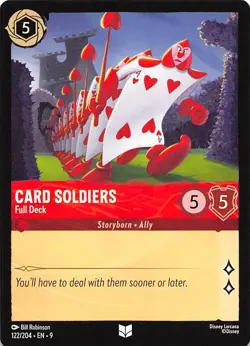 Card Soldiers Full Deck 122/204 Fabled Disney Lorcana 019791 - Image 1