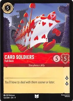 Card Soldiers Full Deck 122/204 Fabled Disney Lorcana 019552 - Image 1
