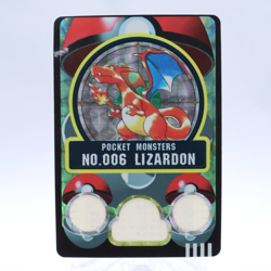 Charizard No.006 Holo Sealdass Series Bandai Pokemon Card Japanese Nintendo 1997 - Image 1