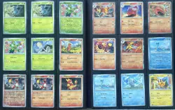 Pokemon Paldean Fates - (98 Card Lot) Reverse Holo/Holo Rare Base Set NM - Image 1