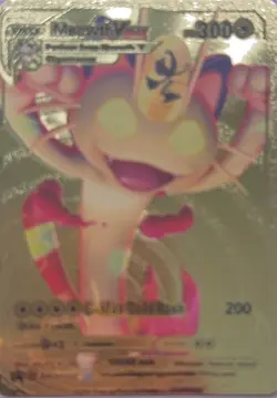 Meowth VMAX HP300 Gold Foil Fan Art Display G-Max Gold Rush Card SWSH005 - Image 1