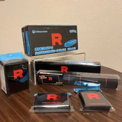 Pokemon Card Team Rocket playmat case Damage Counter Peripheral Goods set of 6 - Image 1
