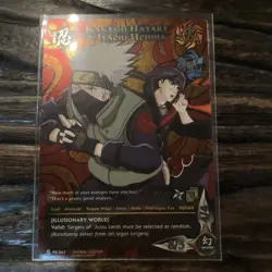 Naruto CCG TCG PR-063 Kakashi Hatake & Itachi Uchiha Foil Promo Card - Image 1