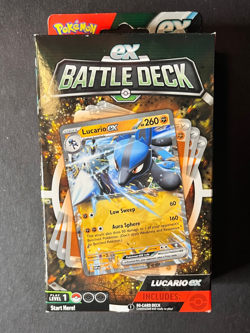Pokemon TCG ex Battle Deck - Lucario ex - Factory Sealed Box 60 Card Deck + 820650852282 - Image 1