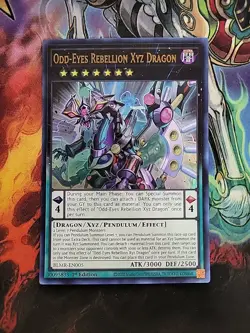 Yu-Gi-Oh Card - BLMR-EN005 - ODD-EYES REBELLION XYZ DRAGON (ultra rare) NM/Mint - Image 1