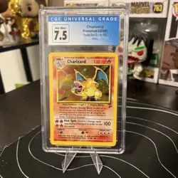 CGC 7.5 Charizard 2000 Base Set 2 4/130 Holo Pokemon Card - Image 1