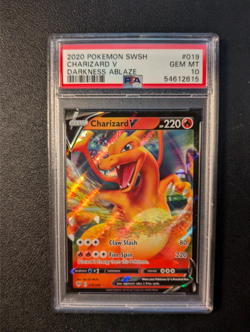 Charizard V #019/189 Darkness Ablaze PSA 10 Gem Mint Pokemon Card - Image 1