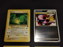 Pokemon JAPANESE ENGLISH Bee Ash's Pikachu Communication 4 Card Lot SM112 SM113 - Image 2