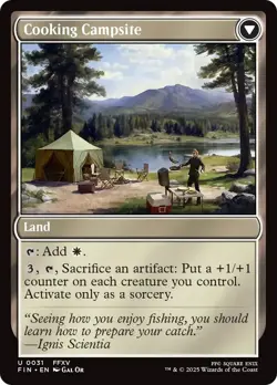 Sidequest: Catch a Fish Cooking Campsite FIN Final Fantasy MTG 31 M/NM - Image 2