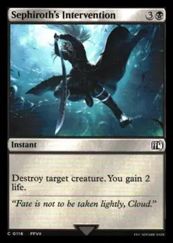 Sephiroth's Intervention Final Fantasy MTG - NM - Image 1