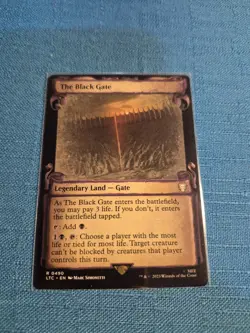 MTG LOTR The Black Gate SPECIAL EDITION COMMANDER SCROLL #490 Lord of Rings - Image 1