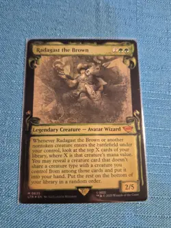 MTG LOTR Radagast the Brown SPECIAL EDITION SCROLL 💥 FOIL 💥 #635 Lord Rings - Image 1