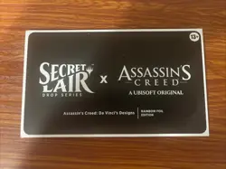 Magic the Gathering MTG Secret Lair x Assassin's Creed DaVinci's Designs (Foil) - Image 1
