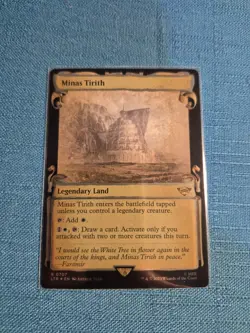 MTG LOTR Minas Tirith SPECIAL EDITION SCROLL 💥 FOIL 💥 #707 Lord Rings Magic - Image 1
