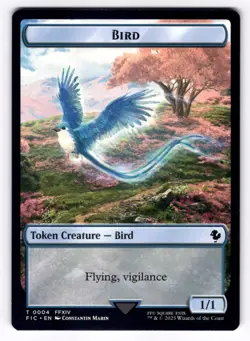 Bird Hero (0004) Double-Sided Token NM Final Fantasy MTG Regular - Image 2