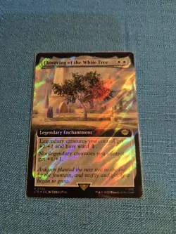 MTG LOTR Flowering of the White Tree SURGE FOIL #759 Lord Rings Magic Gathering - Image 1