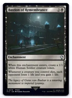 Bastion of Remembrance NM Commander: Final Fantasy 0274 MTG Regular - Image 1