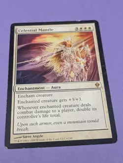 MTG Magic: Zendikar: Celestial Mantle #6/249 Rare - MP - Image 1