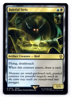 Baleful Strix NM Commander: Final Fantasy 0318 MTG Regular - Image 1