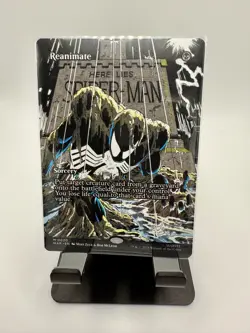 Borderless Foil Reanimate, MTG, Marvel's Spider-Man, Magic the Gathering, 20 - Image 1