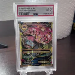 Pokemon TCG M Venusaur EX 2016 XY Evolutions Full Art 100/108 PSA 8 - Image 2