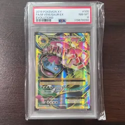 Pokemon TCG M Venusaur EX 2016 XY Evolutions Full Art 100/108 PSA 8 - Image 5