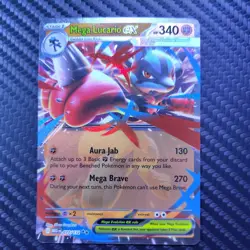 Mega Lucario Ex 77/132 Mega Evolution MEG -Near Mint- Pokemon TCG 💎 - Image 1