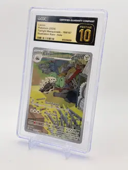 2024 Pokemon S&V Twilight Masquerade LAIRON #184 CGC 10 Pristine - Image 3