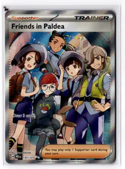 Pokemon Friends in Paldea 137/131 SV: Prismatic Evolutions Ultra Rare NM - Image 1
