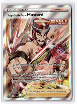 Pokemon Single Strike Style Mustard TG28/TG30 SWSH09: Brilliant Stars Trainer Ga - Image 1