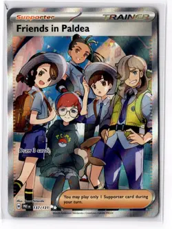 Pokemon Friends in Paldea 137/131 SV: Prismatic Evolutions Ultra Rare NM - Image 1
