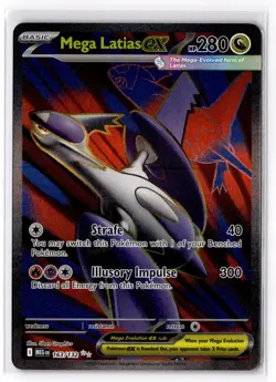 Pokemon Mega Latias ex 163/132 ME01: Mega Evolution Ultra Rare NM - Image 1