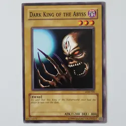 Dark King of the Abyss - LOB-020 - NM - Common - Unlimited - Yugioh - Image 1