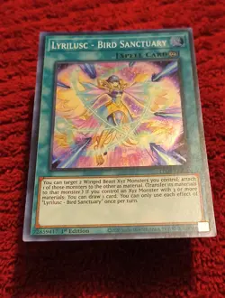 Yugioh! Lyrilusc - Bird Sanctuary - LED8-EN040 - Super Rare - 1st Edition Near M - Image 4