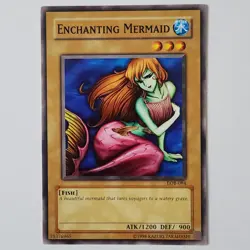 Enchanting Mermaid - LOB-084 - NM - Common - Unlimited - Yugioh - 2010 Reprint - Image 1