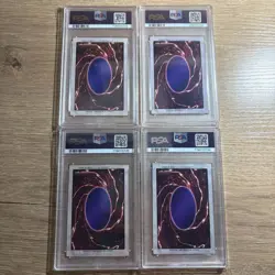 PSA 9 8 Blue Eyes White Dragon Bandai 3 Body Set of 4 1999 Japanese YuGiOh Card - Image 2