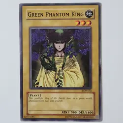 Green Phantom King - LOB-034 - NM - Common - Unlimited - Yugioh - 2010 Reprint - Image 1