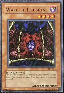 Wall of Illusion SDY-034 Starter Deck: Yugi-Unlimited Edition - Yugioh Card - Image 1