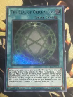 Yugioh: The Seal Of Orichalcos - DLCS-EN137 - Ultra Rare (Blue) - 1st Edition NM - Image 1