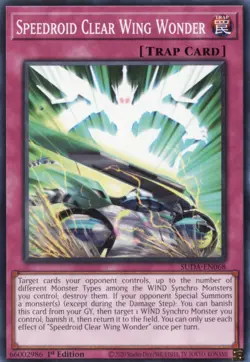 Yugioh - Speedroid Clear Wing Wonder - Common - SUDA-EN068 - NM - English - Image 1