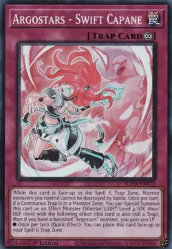 Yugioh - Argostars - Swift Capane - Super Rare - SUDA-EN072 - NM - English - Image 1