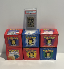 (6) VTG '99 Burger King/Nintendo Pokemon 23K Gold Plated Trading Cards Complete - Image 2