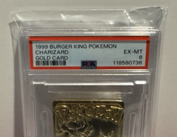 (6) VTG '99 Burger King/Nintendo Pokemon 23K Gold Plated Trading Cards Complete - Image 4