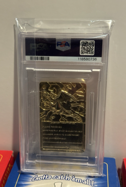 (6) VTG '99 Burger King/Nintendo Pokemon 23K Gold Plated Trading Cards Complete - Image 5